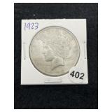 1923 Peace Silver Dollar Coin