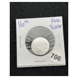 1/10th Fine Silver Coin