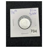 1/10th Fine Silver Coin