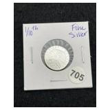 1/10th Fine Silver Coin