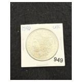 1896 UNC Morgan Silver Dollar Coin