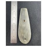 Stone Gorget Indian Artifact Arrowhead