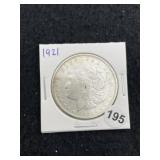 1921 Morgan Silver Dollar Coin