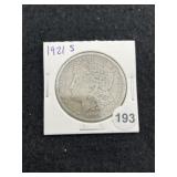 1921 S Morgan Silver Dollar Coin