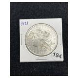 1921 Morgan Silver Dollar Coin