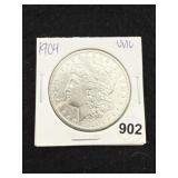 1904 UNC Morgan Silver Dollar Coin