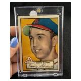 1952 Topps Tommy Glaviano Baseball Card