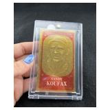 1965 Topps Sandy Koufax Baseball Card