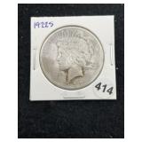 1922 S Peace Silver Dollar Coin