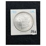 1900 UNC Morgan Silver Dollar Coin