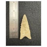 Dalton Indian Artifact Arrowhead