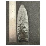 Obsidian Clovis Indian Artifact Arrowhead