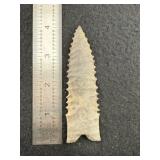 Dalton Indian Artifact Arrowhead