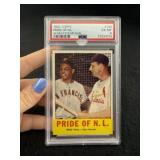 1963 Topps Willie Mays & Stan Musial Baseball Card