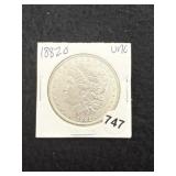 1882 O UNC Morgan Silver Dollar Coin