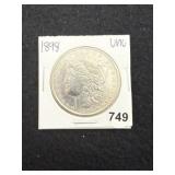1898 UNC Morgan Silver Dollar Coin