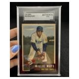 1953 Topps Willie Mays Baseball Card