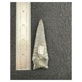 Dalton Indian Artifact Arrowhead