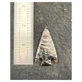 Obsidian Point Indian Artifact Arrowhead
