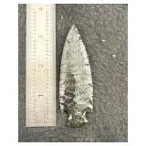 Obsidian Point Indian Artifact Arrowhead