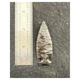 Obsidian Point Indian Artifact Arrowhead