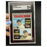 1970 Topps Thurman Munson Baseball Card