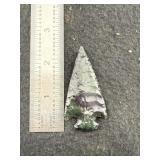 Obsidian Point Indian Artifact Arrowhead