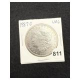 1887 O UNC Morgan Silver Dollar Coin