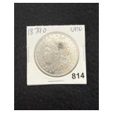 1879 O UNC Morgan Silver Dollar Coin