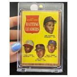 1962 Topps Bating Leaders Baseball Card