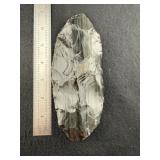 Obsidian Blade Indian Artifact Arrowhead