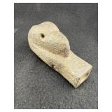 Bird Effigy Stone Pipe Indian Artifact Arrowhead