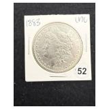 1883 UNC Morgan Silver Dollar Coin