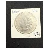 1890 O UNC Morgan Silver Dollar Coin