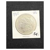 1882 UNC Morgan Silver Dollar Coin