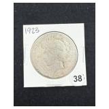 1923 Peace Silver Dollar Coin