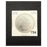 1898 UNC Morgan Silver Dollar Coin