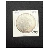 1898 UNC Morgan Silver Dollar Coin