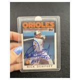 Rick Dempsey Hand Signed Authentic Autograph