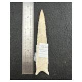 Dalton Indian Artifact Arrowhead
