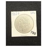 1882 O UNC Morgan Silver Dollar Coin