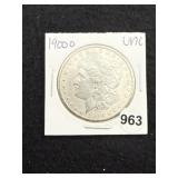 1900 O UNC Morgan Silver Dollar Coin