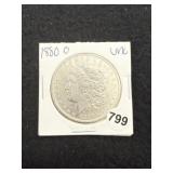 1880 O UNC Morgan Silver Dollar Coin