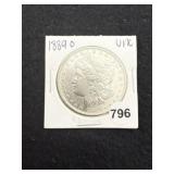 1889 O UNC Morgan Silver Dollar Coin