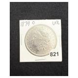 1879 O UNC Morgan Silver Dollar Coin