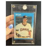1987 Fleer Will Clark Baseball Card