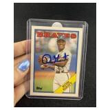 Ron Gant Hand Signed Authentic Autograph