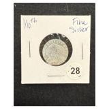 1/10th Fine Silver Coin