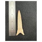 Dalton Indian Artifact Arrowhead