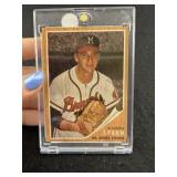 1962 Topps Warren Spahn Baseball Card